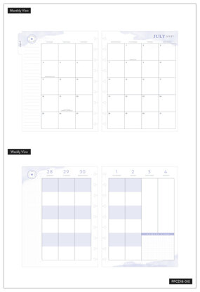The Happy Planner Painterly Pastels Classic 18 Month Planner