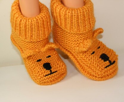 Adult Teddy Bear Slipper Boots