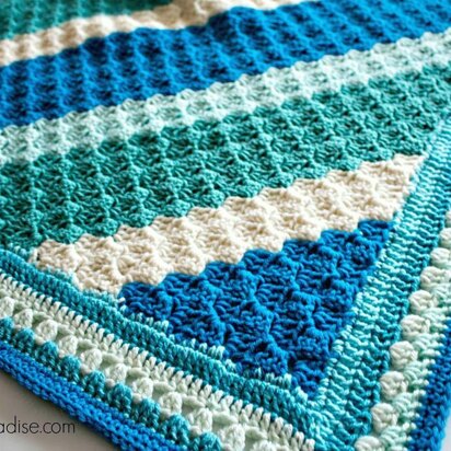 Crochet Casserole C2C Blanket