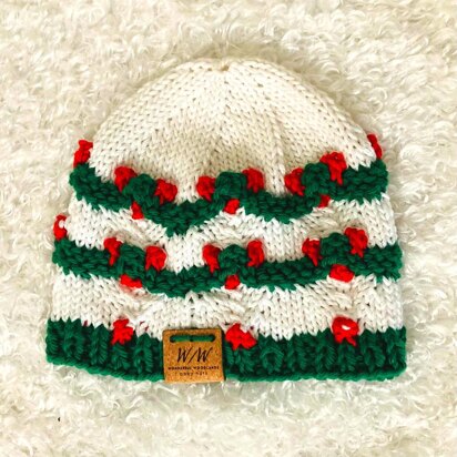 Deck the Halls Baby Hat