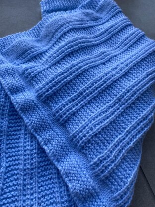 Ladder Baby Knit Blanket