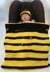 Buzzee Bee Baby Car Seat Blanket & Hat