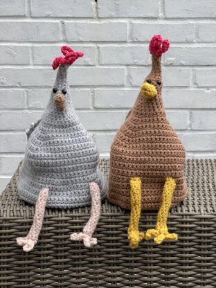 Large chicken doorstop