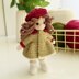 Crochet doll, Amigurumi doll, Baby Girl