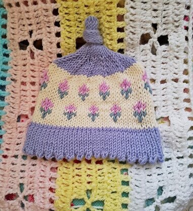 My Flair Baby  Tulip Hat