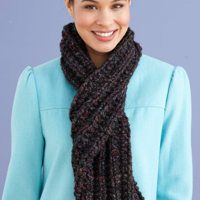 Brisbane Scarf in Lion Brand Wool-Ease Thick & Quick - 90619L