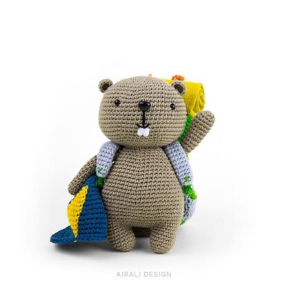 Lenny the amigurumi Beaver