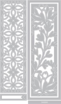 Sizzix Thinlits Dies By Courtney Chilson - Botanical Bookmarks