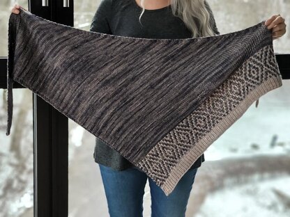 Walk in the Dawn Shawl