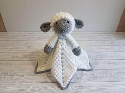 Snuggle Lamb Baby Lovey Security Blanket