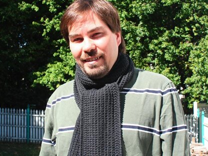 Dan's Minimalist Scarf Crochet pattern by Cathy Dipierro | Knitting ...