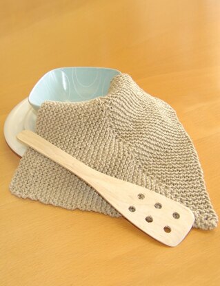 Mitered Dishcloth in Bernat Handicrafter Cotton Solids