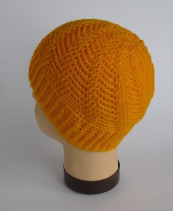 Crochet Unisex Spiral Cabled Beanie Hat