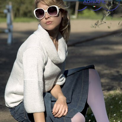 Marte Pullover in Adriafil Merino - Downloadable PDF