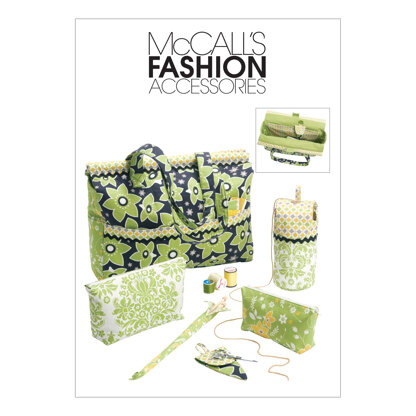 McCall's Project Tote Organizer/Knitting Needle/Scissor Cases And Yarn Holder M6256 - Paper Pattern