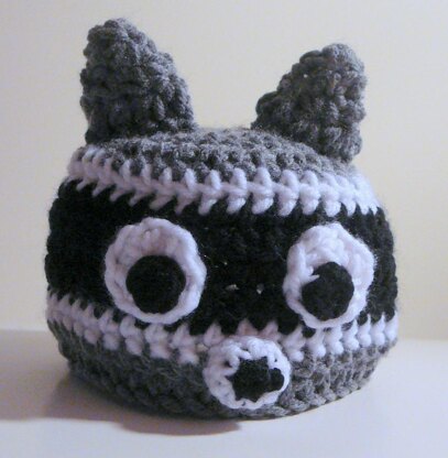 Raccoon Hat - Newborn to Adult