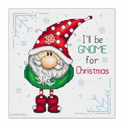 Christmas Gnome Cross Stitch PDF Pattern