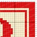 Initial Letter B Pillow Mini C2C Crochet Pattern Bordered Cushion ABC Name Bolster