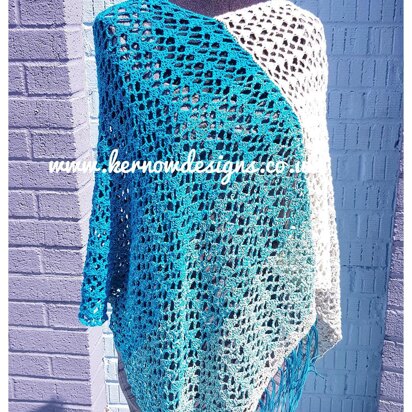 Moonlit Sea Spring/Summer Poncho