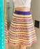 Granny Stripe A-Line Skirt