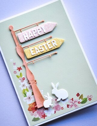 Memory Box Dies - Old Fashioned Sign Post