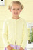 V-Neck and Round Cardigans in Sirdar Snuggly Baby Bamboo DK - 4433 - Downloadable PDF