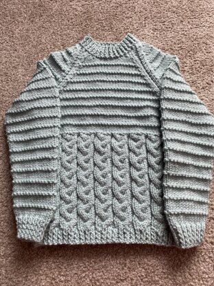 April challenge (charity knit no 38)