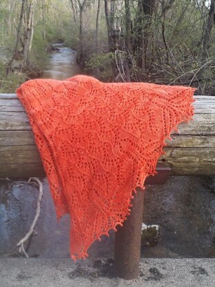 Carrot Cake Shawl