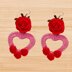 Heart Flower Crochet Earrings Pattern (PDF + Video Tutorial)