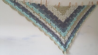 Shawl  "Afternoon Tea"