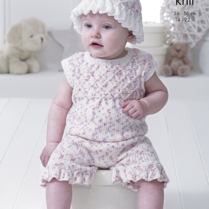 Baby Set in King Cole DK - 4901 - Downloadable PDF