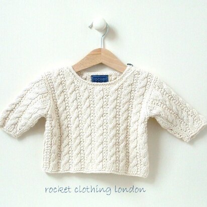 Rocket Clothing London Mini Cable Sweater 0-8 Months PDF