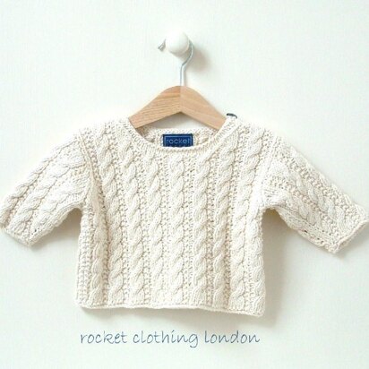 0-4 months 4-8 months ' Mini Cable sweater'