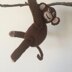 Monkey soft toy plushie amigurumi