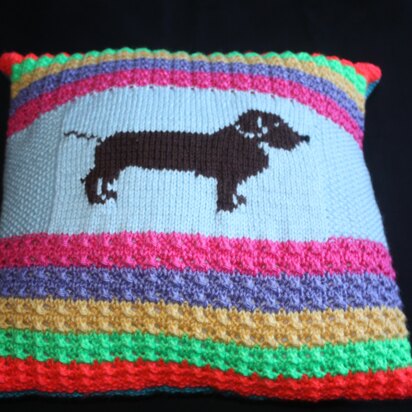 Dachshund Throw Pillow