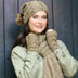 Ella Rae Macie Hat, Scarf, & Fingerless Mitts PDF