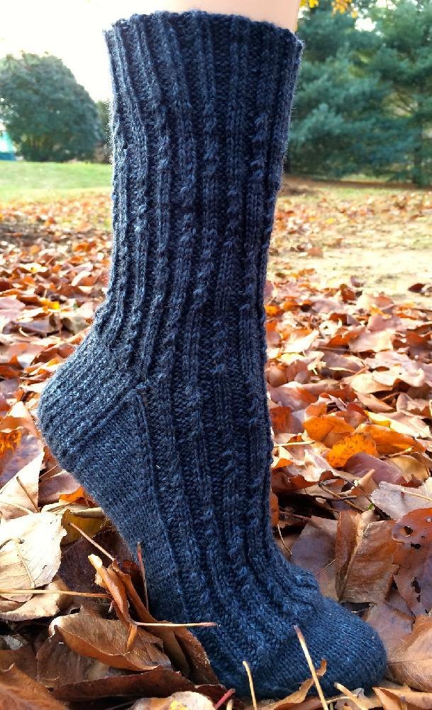 Happy Fuzzy Yarn Corrie Sock