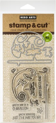 Hero Arts Stamp & Cut - Chameleon