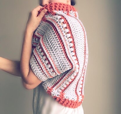 Crochet Pattern - Tunnels Shrug