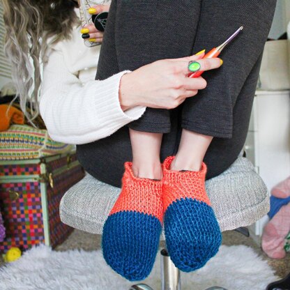 Dipped Lolly Slippers