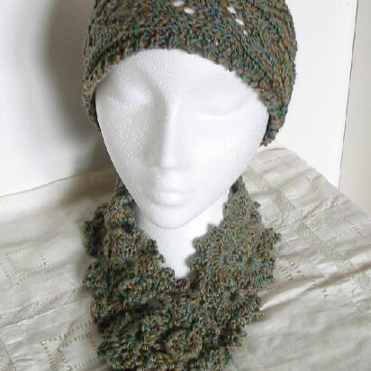 Victoria Headband and Scarflette - knitting pattern