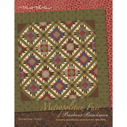 Moda Fabrics Metropolitan Fair Quilt - Downloadable PDF