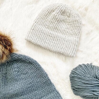 Londynn Beanie: Easy Beginner Hat for Baby and Adult