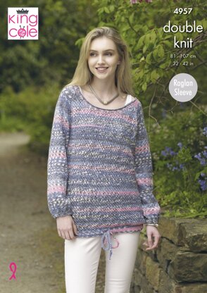 Sweaters in King Cole Drifter DK - 4957 - Downloadable PDF