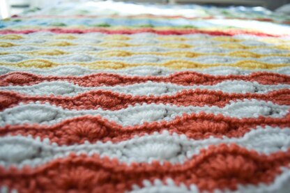 Scrappy Shells Blanket