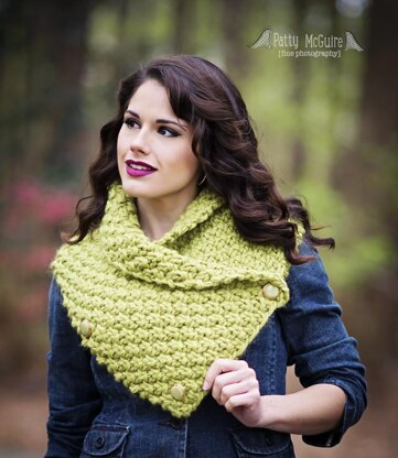 Easy Chunky Knit Neck Warmer/Cowl