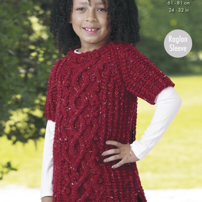 Sweater & Tunic in King Cole Chunky - 4420 - Downloadable PDF