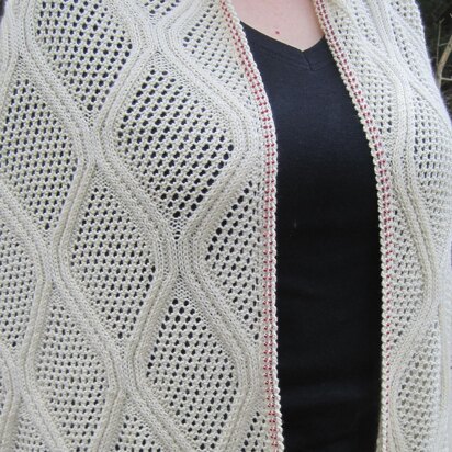 Montmellick Cable Lace Shawl