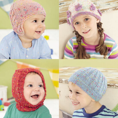 Hats in Sirdar Snuggly Doodle DK - 4929 - Downloadable PDF