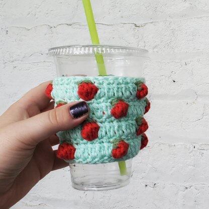 Strawberry Cup Cozy